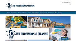 Desktop Screenshot of 5starprocleaning.com